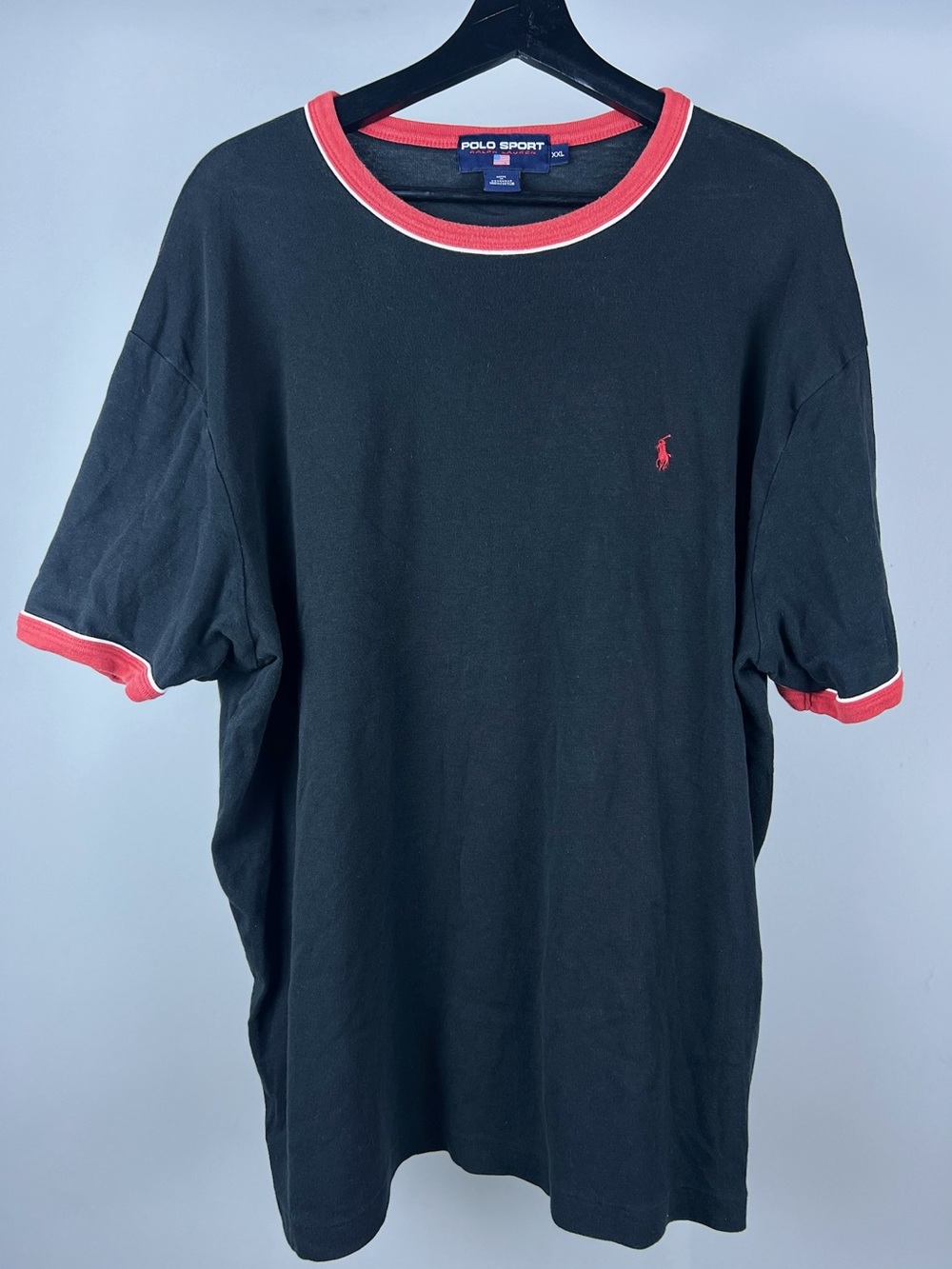 Vintage 1990’s Polo Sport by Ralph Lauren Ringer Tshirt XXL